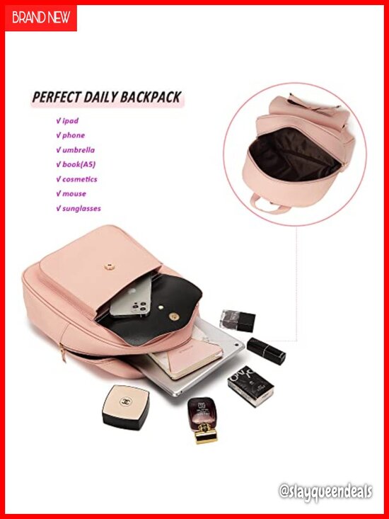 Leather Mini Backpack Purse for Women Bowknot Small Backpack Girls Shoulder Bag main image 4